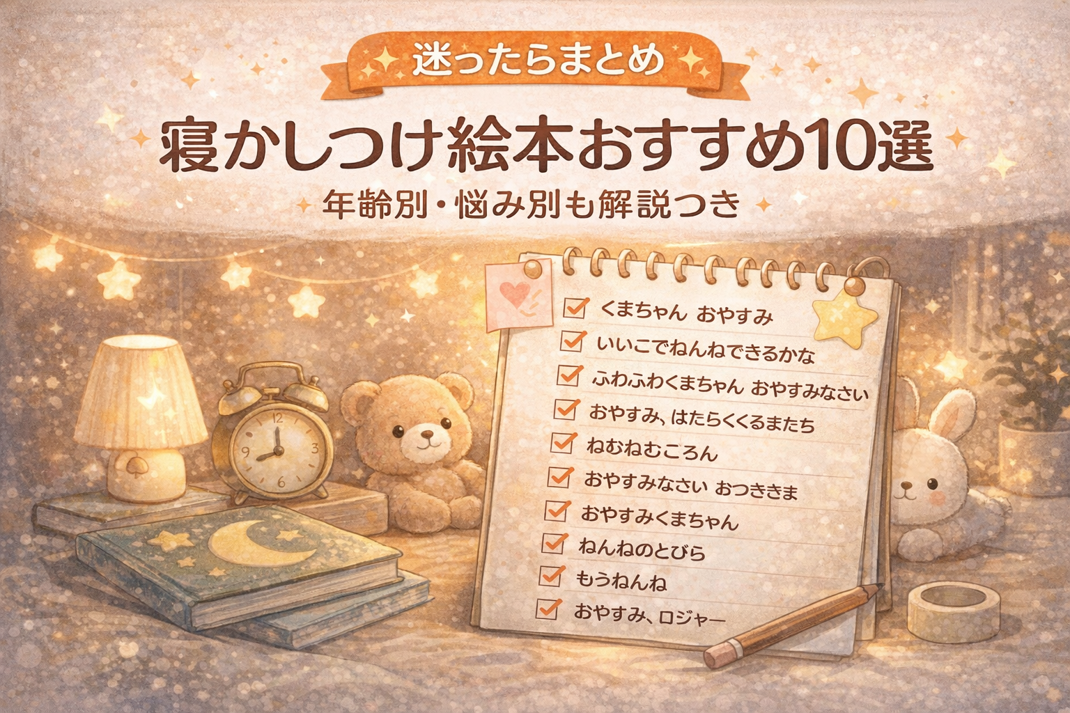 母親が子どもを抱いて寄り添う、寝かしつけのやさしいイメージ